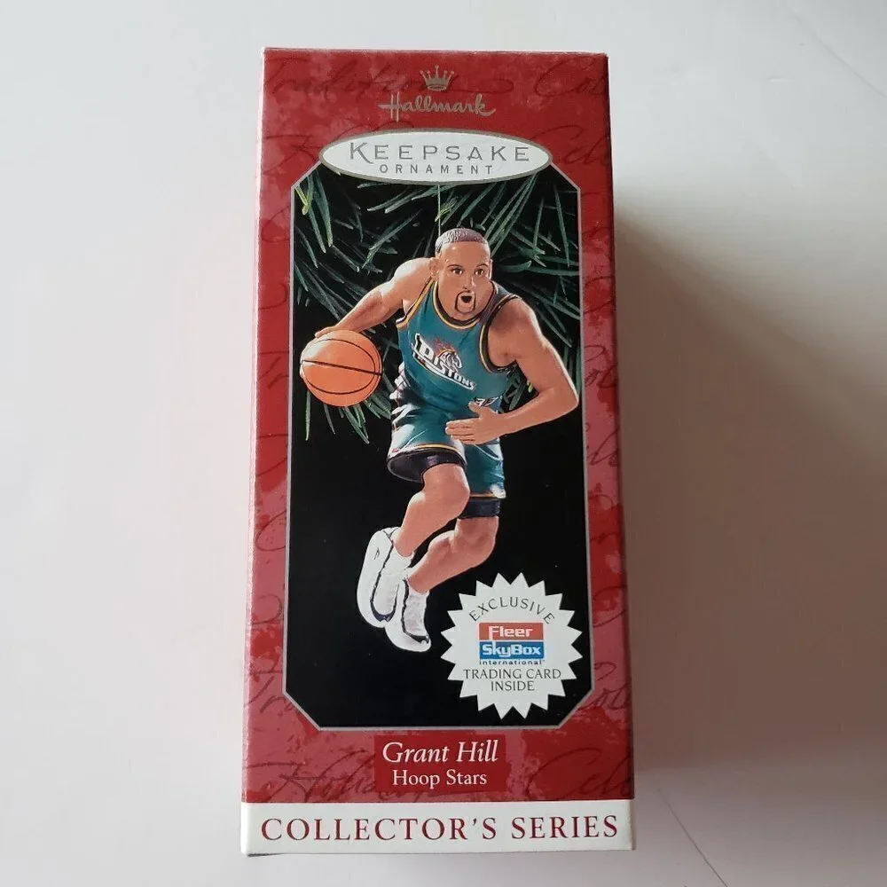 NWT - Grant Hill, Hoop Stars #4 - 1998 Hallmark Keepsake Ornament